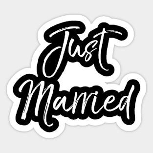 Honeymoon For Husband Just Married Sticker